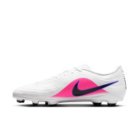 Nike Tiempo Club Maestro Gras / Kunstgras Voetbalschoenen (MG) Wit Blauw Felroze