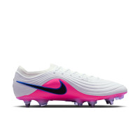 Nike Tiempo Elite Maestro IJzeren-Nop Voetbalschoenen (SG) Wit Blauw Felroze