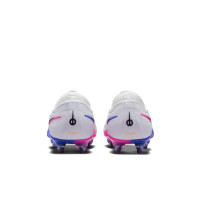 Nike Tiempo Elite Maestro IJzeren-Nop Voetbalschoenen (SG) Wit Blauw Felroze
