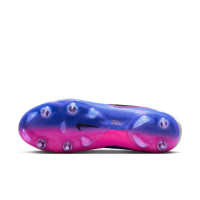 Nike Tiempo Elite Maestro IJzeren-Nop Voetbalschoenen (SG) Wit Blauw Felroze