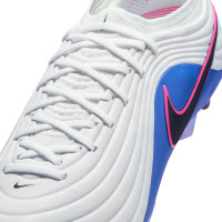 Nike Tiempo Elite Maestro IJzeren-Nop Voetbalschoenen (SG) Wit Blauw Felroze