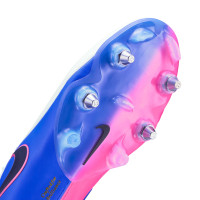 Nike Tiempo Elite Maestro IJzeren-Nop Voetbalschoenen (SG) Wit Blauw Felroze