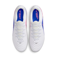 Nike Tiempo Academy Maestro Iron Stud Football Boots (SG) Anti-Clog White Blue Hot Pink