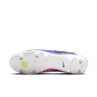 Nike Tiempo Academy Maestro Iron Stud Football Boots (SG) Anti-Clog White Blue Hot Pink