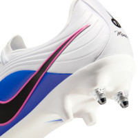 Nike Tiempo Academy Maestro Iron Stud Football Boots (SG) Anti-Clog White Blue Hot Pink