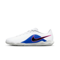 Nike Tiempo Club Maestro Zaalvoetbalschoenen (IN) Wit Blauw Felroze