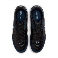 Nike Tiempo Street Gato Street Football Boots Black Obsidian Light Blue
