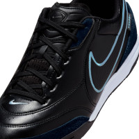 Nike Tiempo Street Gato Street Football Boots Black Obsidian Light Blue
