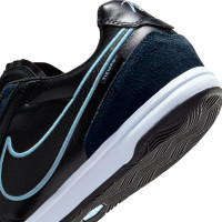 Nike Tiempo Street Gato Street Football Boots Black Obsidian Light Blue