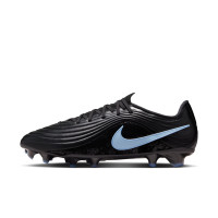 Nike Tiempo Academy Maestro Gras / Kunstgras Voetbalschoenen (MG) Zwart Lichtblauw