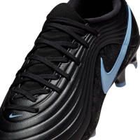 Nike Tiempo Academy Maestro Gras / Kunstgras Voetbalschoenen (MG) Zwart Lichtblauw