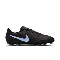 Nike Tiempo Club Maestro Gras / Kunstgras Voetbalschoenen (MG) Zwart Lichtblauw