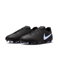 Nike Tiempo Club Maestro Gras / Kunstgras Voetbalschoenen (MG) Zwart Lichtblauw