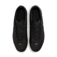 Nike Tiempo Club Maestro Gras / Kunstgras Voetbalschoenen (MG) Zwart Lichtblauw