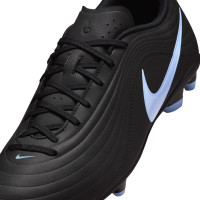 Nike Tiempo Club Maestro Gras / Kunstgras Voetbalschoenen (MG) Zwart Lichtblauw
