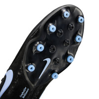 Nike Tiempo Elite Maestro Artificial Grass Football Boots (AG) Black Light Blue