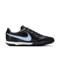 Nike Tiempo Pro Ligera Turf Football Boots (TF) Black Light Blue