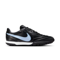 Nike Tiempo Pro Ligera Turf Football Boots (TF) Black Light Blue