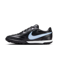 Nike Tiempo Pro Ligera Turf Football Boots (TF) Black Light Blue