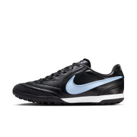Nike Tiempo Pro Ligera Turf Football Boots (TF) Black Light Blue
