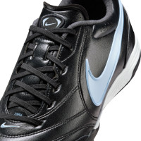 Nike Tiempo Pro Ligera Turf Football Boots (TF) Black Light Blue