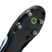 Nike Tiempo Academy Maestro Iron Stud Football Boots (SG) Anti-Clog Black Light Blue