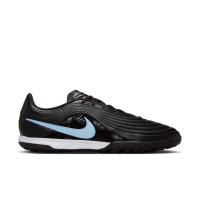 Nike Tiempo Academy Maestro Turf Voetbalschoenen (TF) Zwart Lichtblauw