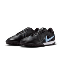 Nike Tiempo Academy Maestro Turf Football Boots (TF) Black Light Blue