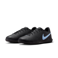 Nike Tiempo Club Maestro Zaalvoetbalschoenen (IN) Zwart Lichtblauw