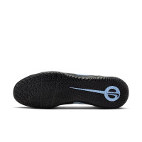 Nike Tiempo Club Maestro Zaalvoetbalschoenen (IN) Zwart Lichtblauw