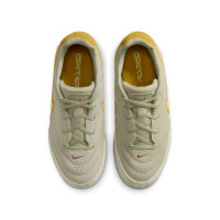 Nike Tiempo Street Gato Street Football Boots Kids Olive Green Light Green Ochre Yellow