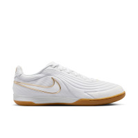 Nike Tiempo Zaalvoetbalschoenen Reactgato (IN) Wit Goud