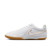 Nike Tiempo Zaalvoetbalschoenen Reactgato (IN) Wit Goud
