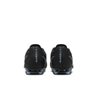 Nike Tiempo Club Maestro Grass/Artificial Grass Football Boots (MG) Kids Black Light Blue