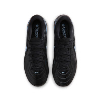 Nike Tiempo Academy Maestro Grass/Artificial Grass Football Boots (MG) Kids Black Light Blue