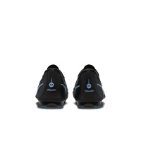 Nike Tiempo Academy Maestro Grass/Artificial Grass Football Boots (MG) Kids Black Light Blue