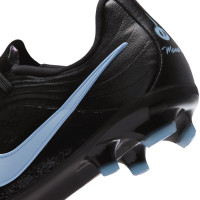 Nike Tiempo Academy Maestro Grass/Artificial Grass Football Boots (MG) Kids Black Light Blue