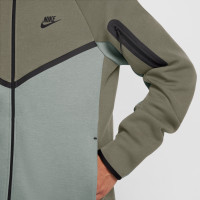 Nike Sportswear Tech Fleece Tracksuit Grey Green Light Grey Black
