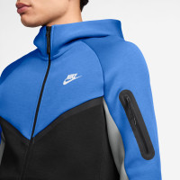 Nike Sportswear Tech Fleece Tracksuit Dark Blue Black Grey White