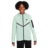 Nike Sportswear Tech Fleece Trainingspak Kids Lichtgroen Zwart