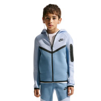 Nike Tech Fleece Vest Kids Lichtblauw Blauw Zwart