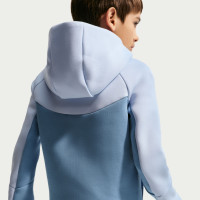 Nike Sportswear Tech Fleece Trainingspak Kids Lichtblauw Donkerblauw Zwart