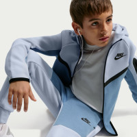 Nike Sportswear Tech Fleece Trainingspak Kids Lichtblauw Donkerblauw Zwart