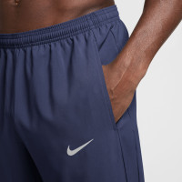 Nike Miler Repel UV Stride Tracksuit Dark Blue Silver