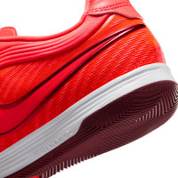 Nike Tiempo Reactgato (IN) Indoor Football Boots Bright Red Orange Burgundy