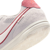 Nike Tiempo Street Football Shoes Streetgato Premium Grey White Burgundy