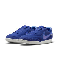 Nike Tiempo Street Football Shoes Streetgato Premium Blue Purple Blue Light Blue