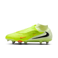 Nike Phantom 6 High Elite Iron Stud Football Boots (SG) Pro Player Yellow Orange Black