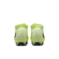 Nike Phantom 6 Elite High IJzeren-Nop Voetbalschoenen (SG) Pro Player Geel Oranje Zwart