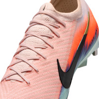 Nike Zoom Mercurial Vapor 16 Elite IJzeren-Nop Voetbalschoenen (SG) Pro Player Roze Blauw Turquoise